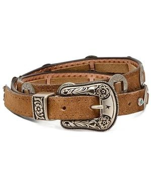 Golden Goose Thin Lace Belt - Brown