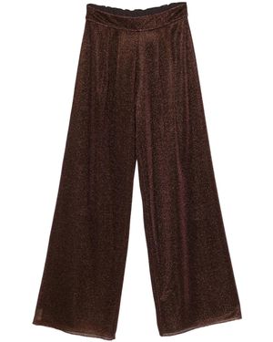 Oséree Wide-Leg Trousers - Brown