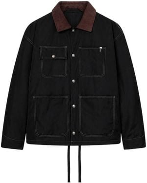 Palm Angels Long-Sleeve Jacket - Black