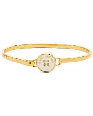 Marc Jacobs The Button Hinge Bracelet - Metallic