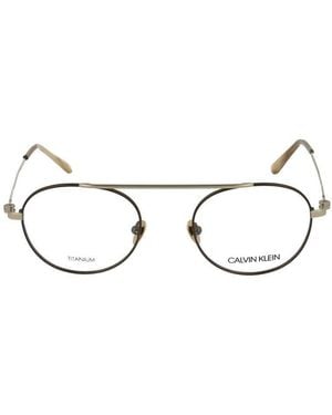 Calvin Klein Ladies Sunglasses - Metallic