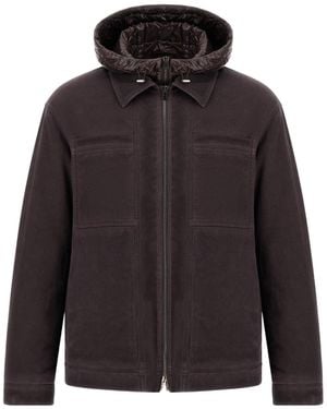 Herno Hooded Jacket - Gray