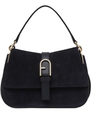 Furla Flap Shoulder Bag - Black