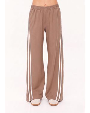The Upside Juliet Side-Stripe Track Pants - Pink