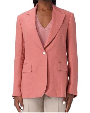 Eleventy Long Sleeve Jacket - Pink