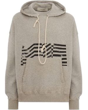 Golden Goose Oversized Hoodie Sweatshirt - Grey