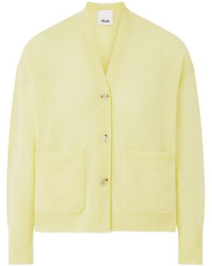 Allude Cashmere Cardigan - Yellow