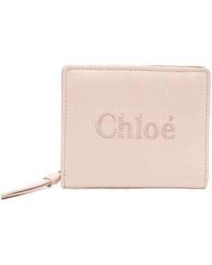 Chloé Chloé Sense Compact Bi-Fold Wallet - Pink