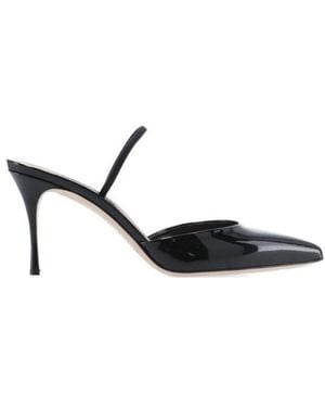 Sergio Rossi Godiva Pointed High Heels - Black