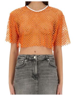Moschino Mesh Cover-Up - Orange