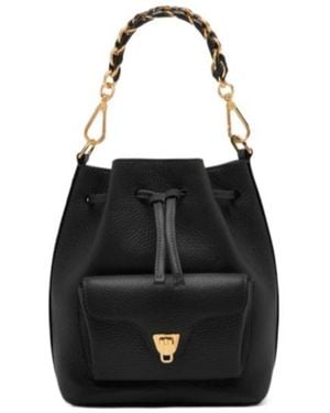 Coccinelle Chain-Strap Bucket Bag - Black