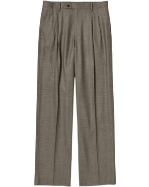 AURALEE Logo Casual Pants - Gray