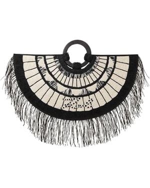 KARL LAGERFELD Tassel Handbag - White