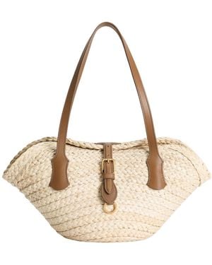 Dolce & Gabbana Woven-Raffia Basket Bag - Natural