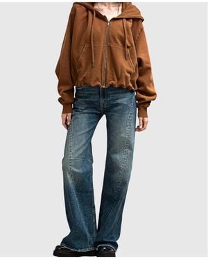 R13 Jeans With Belt Loops - Blue