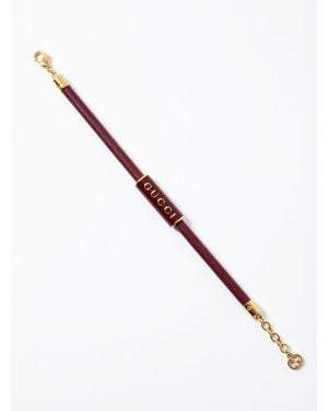 Gucci Bracelet With Enamel - Brown