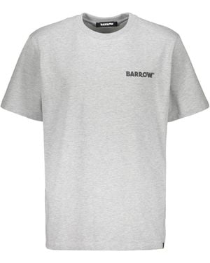 Barrow Logo-Detail Short-Sleeve T-Shirt - Grey