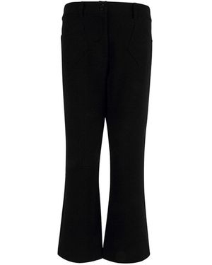 Moschino Cotton Casual Trousers - Black