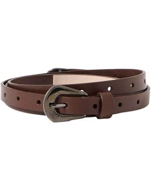 Brunello Cucinelli Adjustable Belt - Brown
