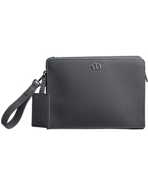 Dior Cdicon A5 Triangle Pouch - Black