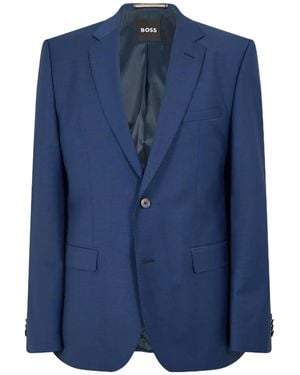 BOSS H-Jasper Luxury Suit Jacket - Blue