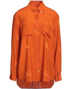 Burberry Long Sleeve Shirt - Orange