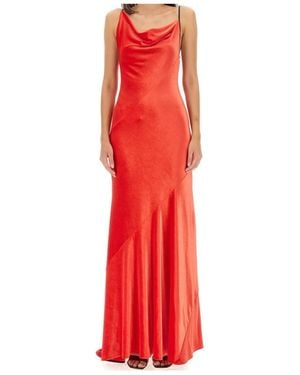 Philosophy Di Lorenzo Serafini Draped Sleeveless Dress - Red