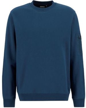 Barbour Grip Crew Neck Sweater - Blue