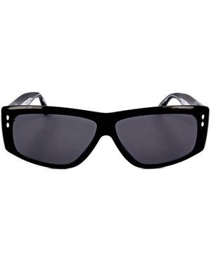 Isabel Marant Geometric Frame Sunglasses - White