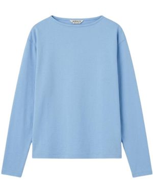 AURALEE Long-Sleeved Top - Blue