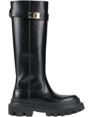 Dolce & Gabbana Chunky-Soled Boots - Black