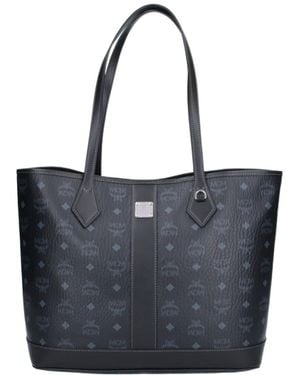MCM Patterned Handbag - Black