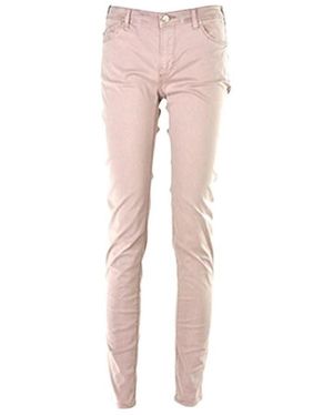 Emporio Armani Logo Details Casual Trousers - Pink
