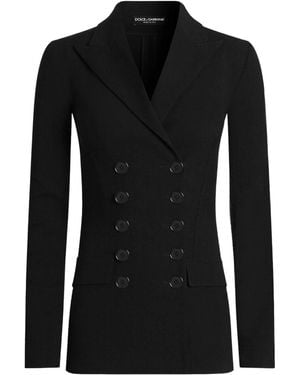Dolce & Gabbana Double-Breasted Jacket - Black