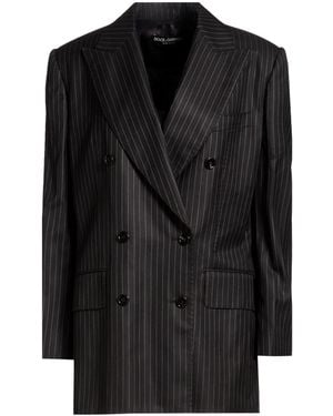 Dolce & Gabbana Double-Breasted Blazer - Black