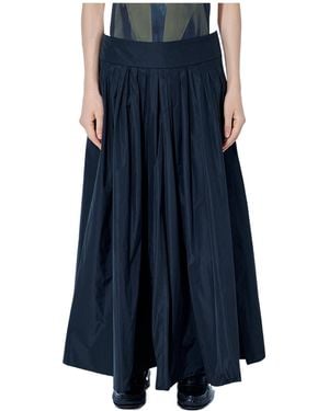 Max Mara 'S Smmromina Pleated Maxi Skirt - Blue