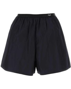Prada Re-Nylon Shorts - Blue