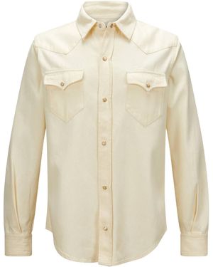 Alanui Classic Long-Sleeved Collared Shirt - White