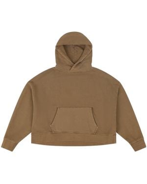 Entire studios Kangaroo-Pocket Hoodie - Brown