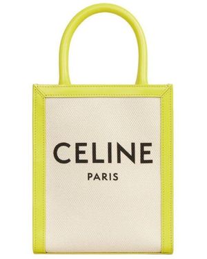 Celine Mini Vertical Cabas Tote - Yellow