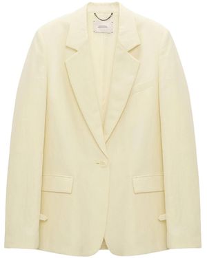 Dorothee Schumacher Lapel Long-Sleeved Suit Jacket - Natural