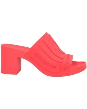 DIESEL Comfortable Anti-Slip Minimalist One-Strap Slippers - Pink