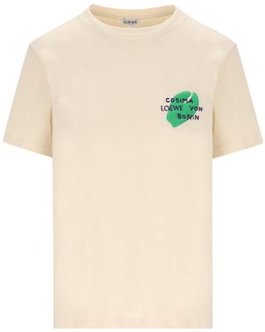 Loewe Cosima Von Bonin Regular T-Shirt - Natural