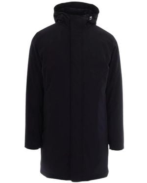 Herno Long-Sleeved Stand-Up Collar Jacket - Blue