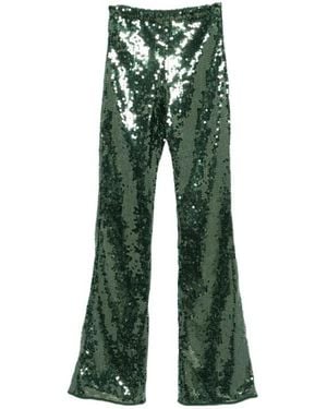 Oséree Sequined Details Casual Pants - Green