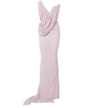 Maticevski Systema Draped Jersey Gown - Pink