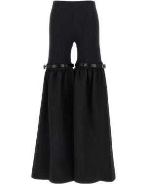 Coperni Elastic Waist Casual Pants - Black