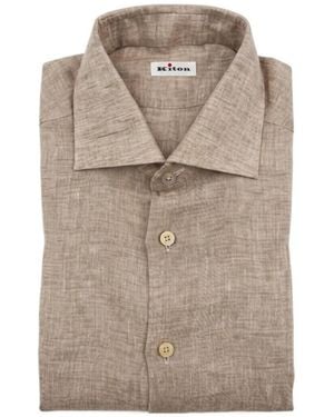Kiton Long-Sleeved Shirt - Gray