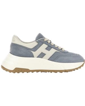 Hogan Hi-Fi Lace-Up Sneakers - Gray