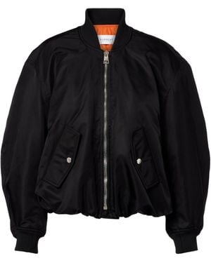 Givenchy Cropped Bomber Jacket - Black